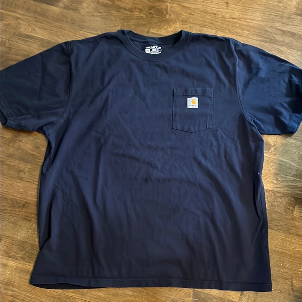 Carhartt Blue Short Sleeve work shirt Tee